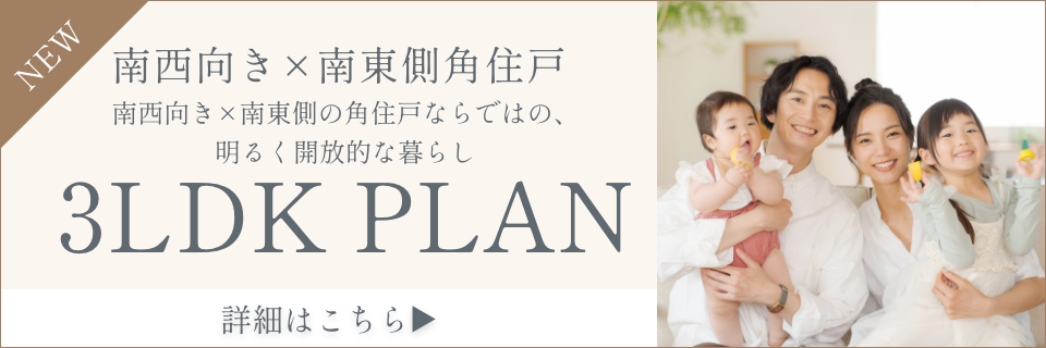 南西 角住戸 3LDK PLAN